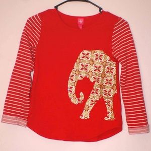 Girls Elephant Top